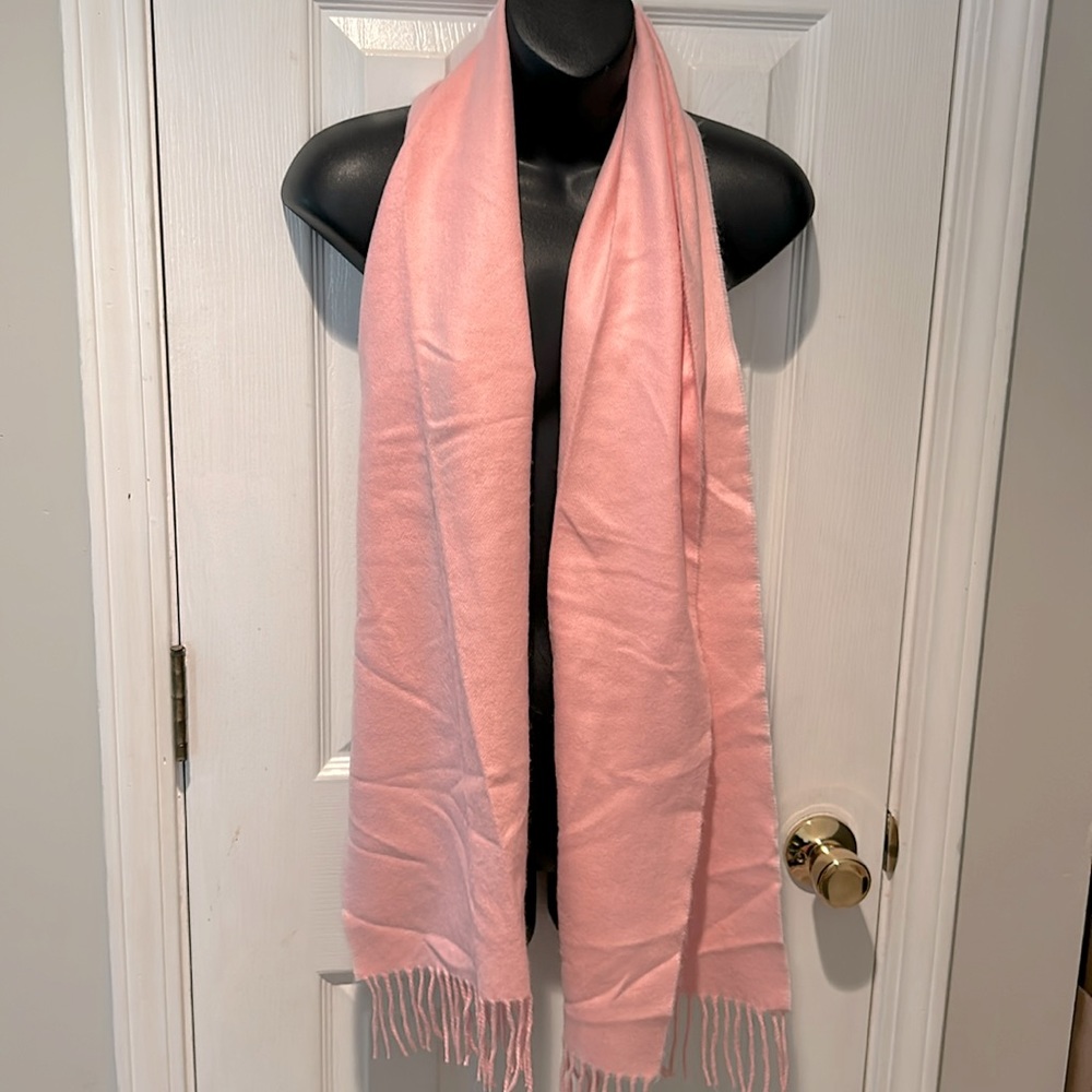 Pink Cashmere Scarf